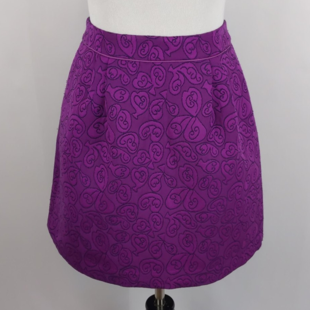 HD In Paris Prunus Brocade In Purple Black